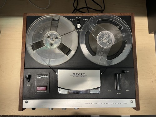 Sony sterecorder reel - sony,