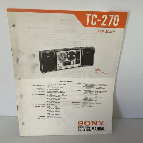 Sony 270 reel - sony,