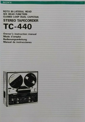 Sony 440 reel - sony,