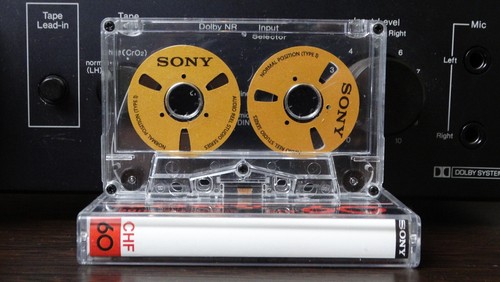 Audio cassette sony gold reel - cassette,