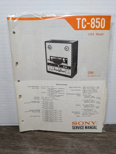 Sony 850 reel - reel,