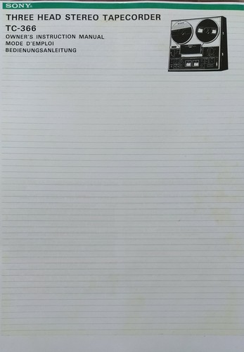Sony 366 reel - sony, to